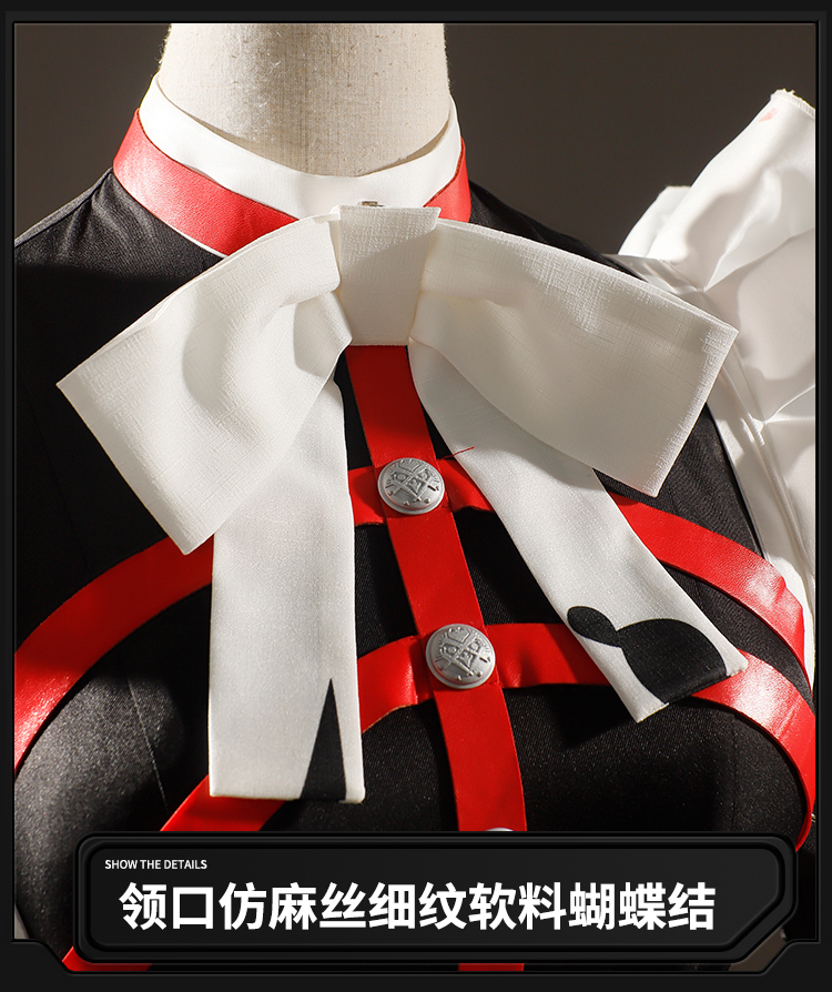 Alexandrina Sebastiane Rina Cosplay Perücke Zenless Zone Zero Kopfband Frauen Halloween Dienstmädchen Uniform Haushalt Haar 19