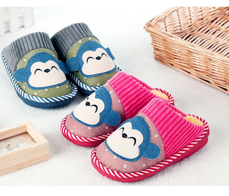 Chaussons enfants en suède pour hiver - Ref 1025837 Image 20