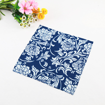 Guizhou Miao batik handkerchief batik small square batik multi-purpose towel gift Foreign Affairs gift multi-function