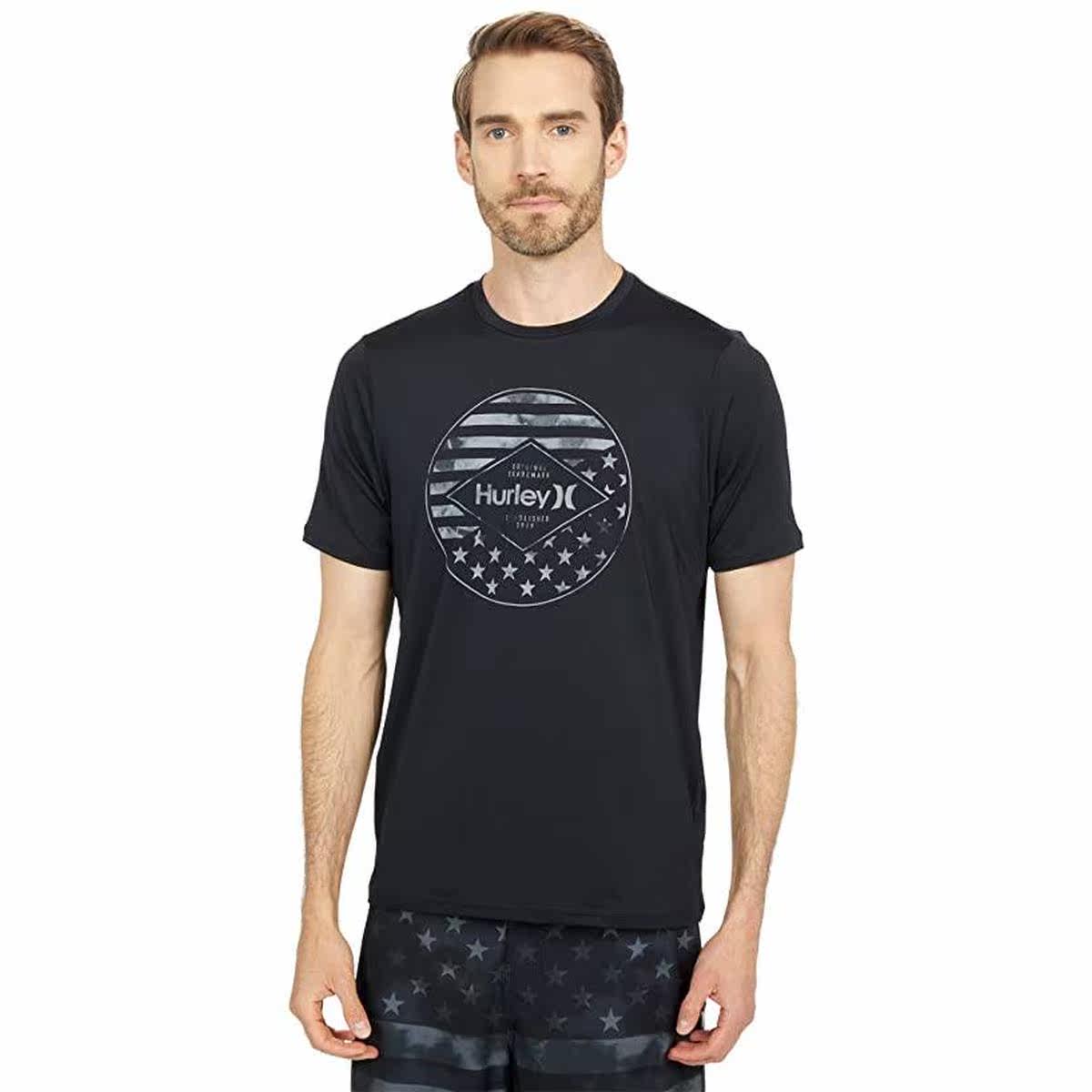 Hurley Independence Hybrid Short Sleeve T-shirt 2022 New Spring Summer Men Luxury
