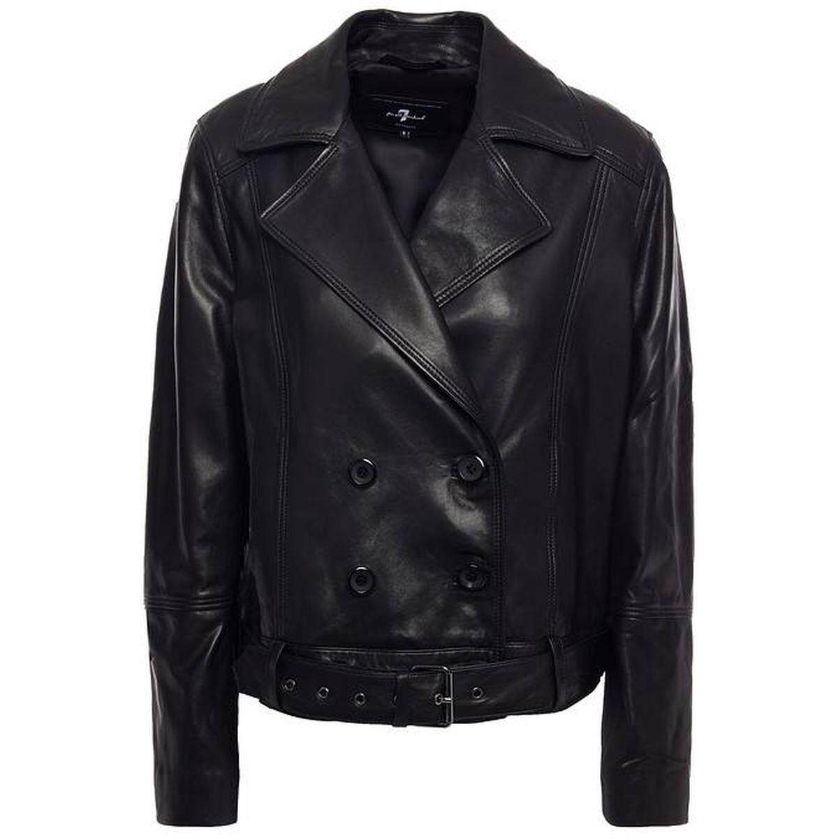 7 For All Mankind leather clothes 2022 new spring summer ladies luxury