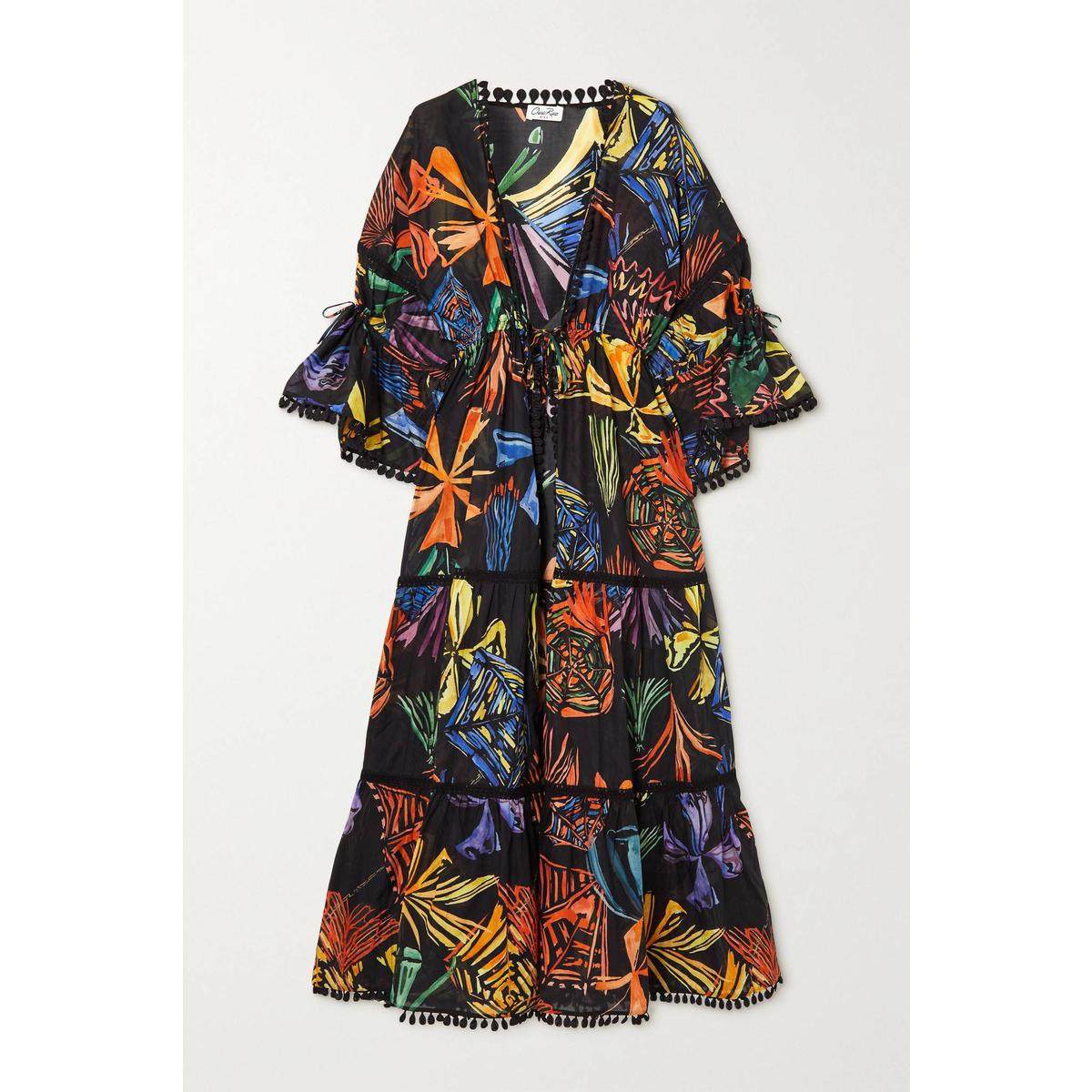 Charo Ruiz Iibiza wrapped in a dress for a dress