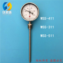 Bimetal Thermometer Radial WSS-411 WSS-311 WSS-511 Boiler Pipe Industrial Thermometer