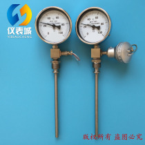 Far-spread bimetal thermometer WTYY-1021 tele-thermometer with PT100 telepass signal output