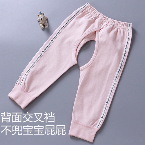 Детское хлопковое термобелье, детские осенние штаны для новорожденных