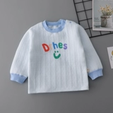 Детское стеганое хлопковое термобелье, удерживающая тепло хлопковая пижама