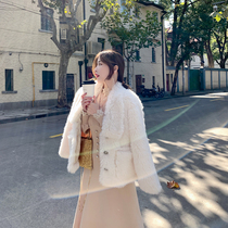 ByYou 2020 winter fashion White imitation Tuscan fur coat womens new fur one jacket