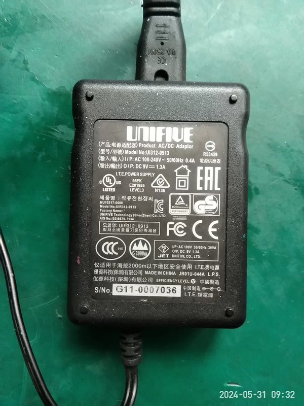 Mitutoyo Sj-201 Sj-210 Surface Roughness Meter Measuring Power Cord Adapter Charger