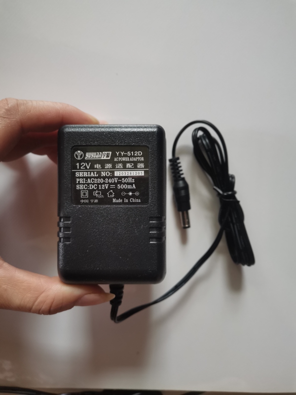 Ac220V to Dc12V500Ma Yuanyuan 12V500 Transformer Adapter Power Cord Transformer