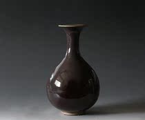 80s Old coal burning goose liver red Jun porcelain jade pot spring