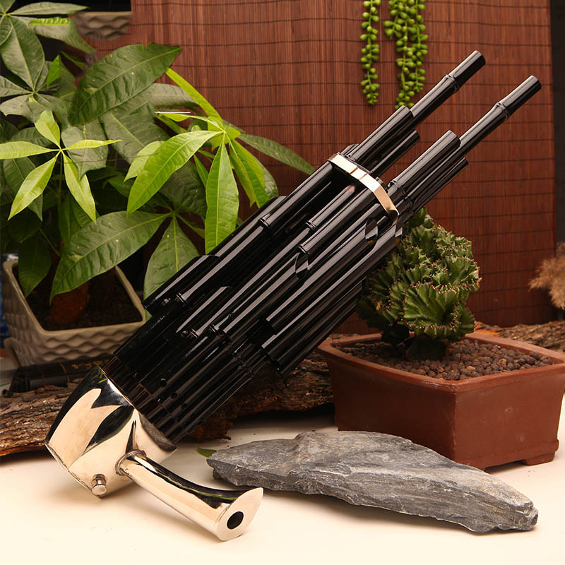 Nhạc cụ 14 lò xo khuếch đại loại 笙 Nhạc cụ gió quốc gia gỗ hồng mộc 笙 chân nhà máy tre tím - Nhạc cụ dân tộc mua cổ cầm
