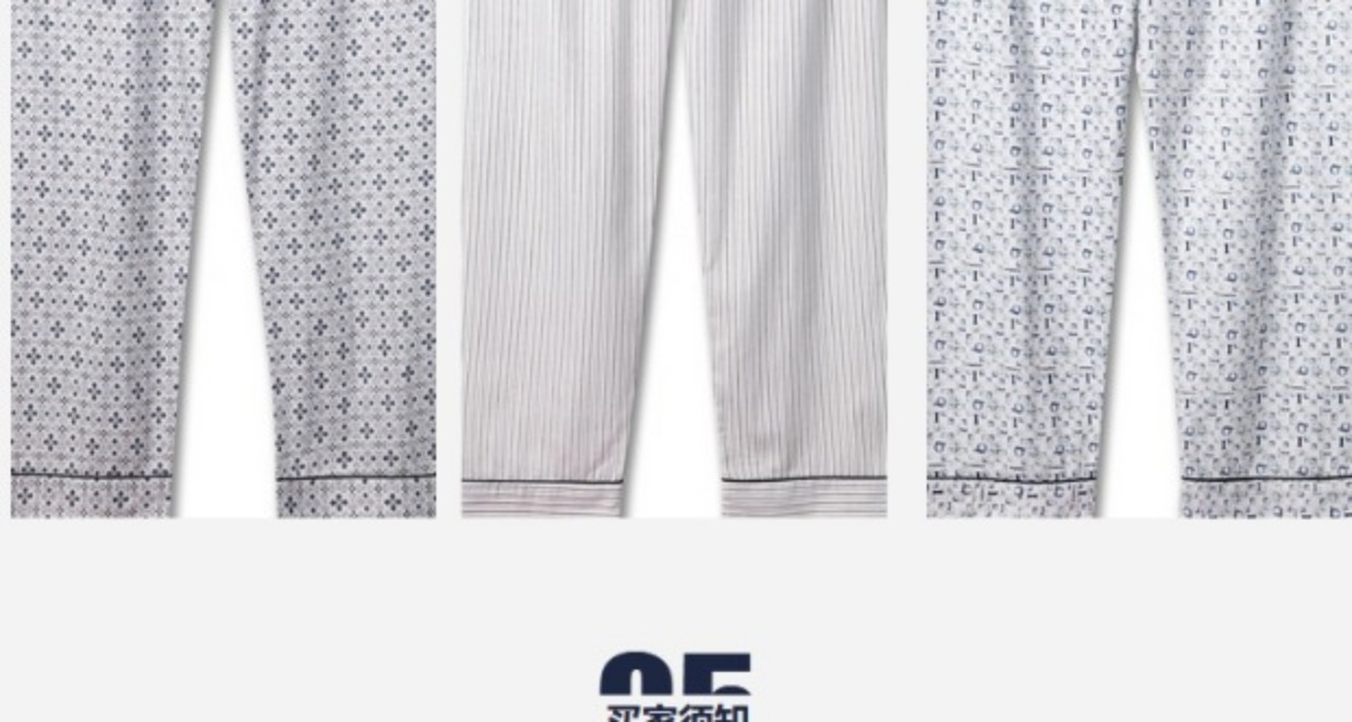 Quần Pyjama cho nam Quần dài mùa xuân và mùa hè Cotton Phần mỏng dành cho người trung niên quần đôi mặc nhà