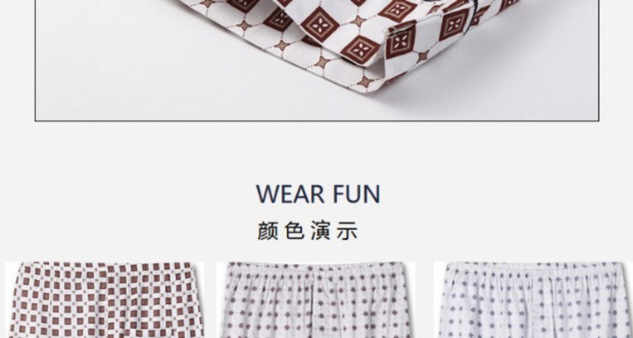 Quần Pyjama cho nam Quần dài mùa xuân và mùa hè Cotton Phần mỏng dành cho người trung niên quần đôi mặc nhà