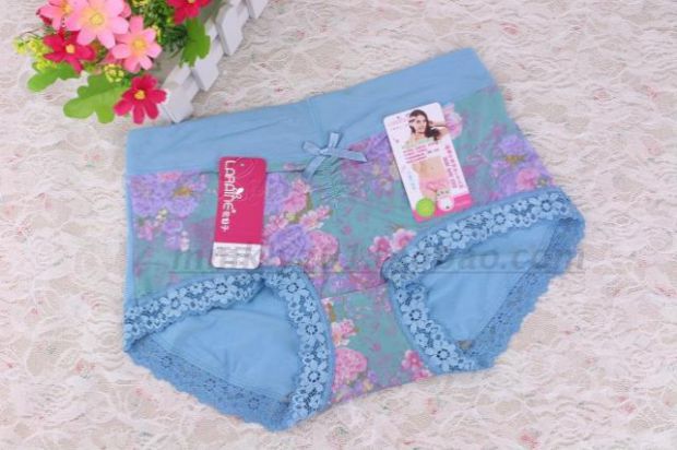Đồ lót nữ chính hãng Caiti Huaxian eo cao boxer Quần lót nữ ren cỡ lớn áo khoác cotton modal do lot