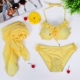 Áo ngực thép nhỏ mới của Hàn Quốc tập hợp bộ bikini ba mảnh áo tắm phụ nữ nóng bỏng áo tắm mùa xuân áo tắm gợi cảm chia tách