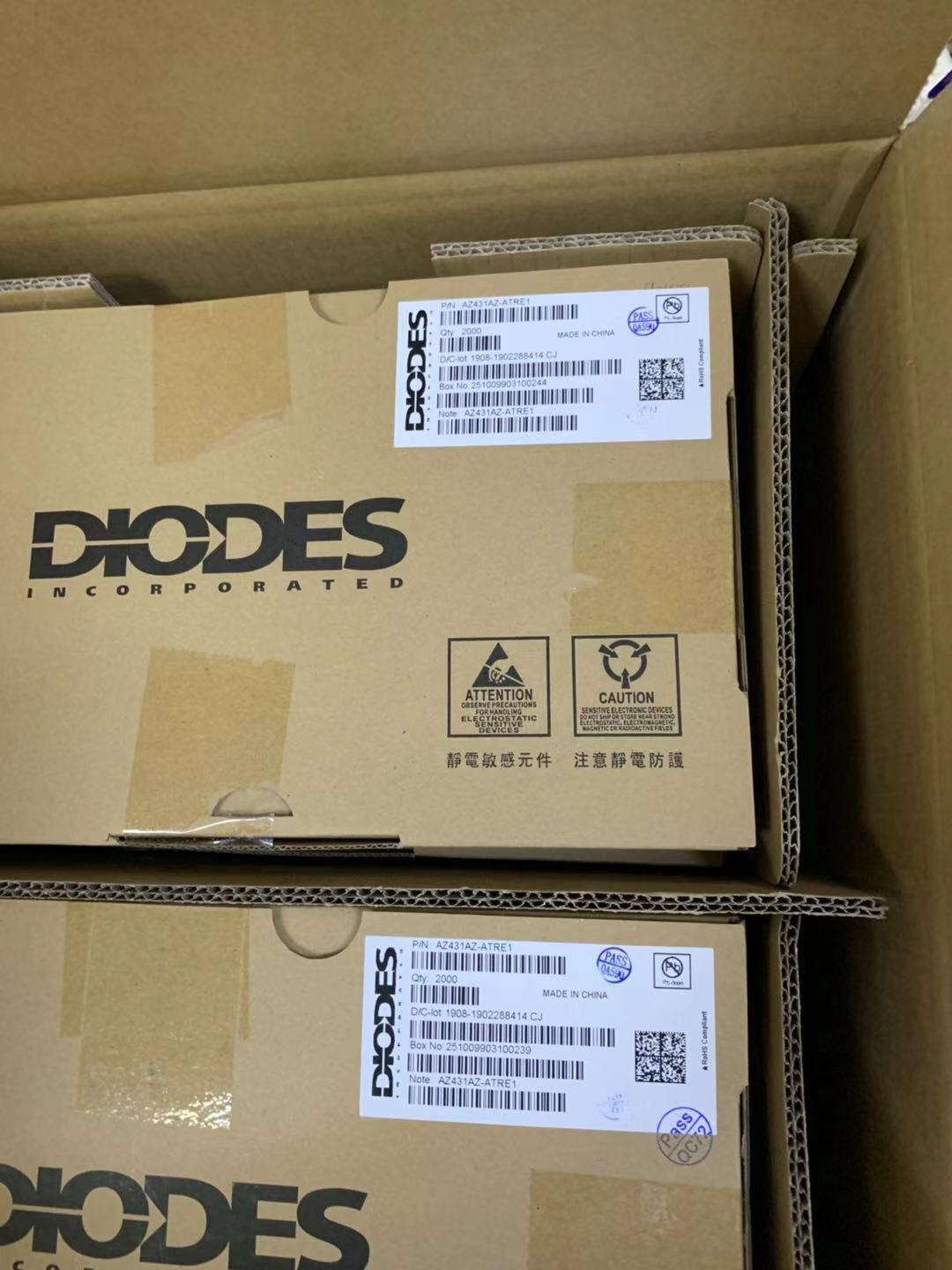 AZ431AZ-ATRE1 TO92 imported DIODES