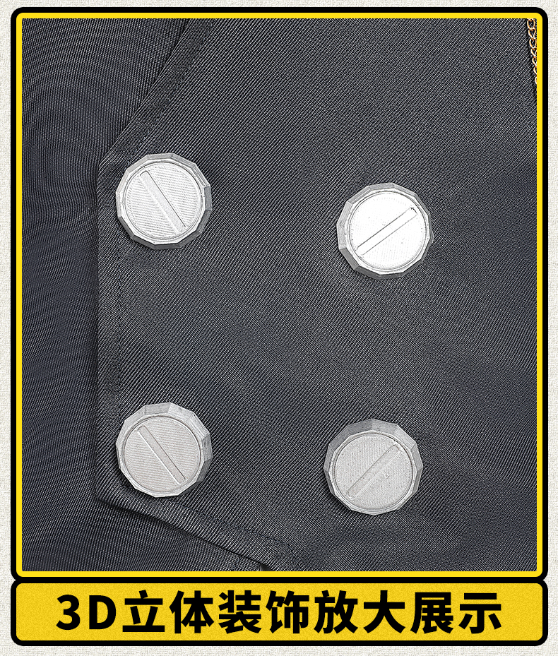 Lycaon Cosplay Kostüm Zenless Zone Zero Victoria Hausmeister Halloween Cosplay Fur Head Cover Tail 175