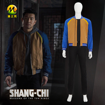 Comic show shang chi Shangqi with a dozen legendary Shangqi jacket cosplay for casual blouse cosplay male