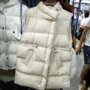 Thu đông 2018 phiên bản Hàn Quốc mới của bộ đồ cotton cổ áo vest dài vest nữ dây rút eo không tay vest áo cotton áo lông cừu