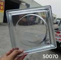 New ultra-white solid brick partition wall bathroom internet celebrity transparent glass brick translucent crystal brick background wall