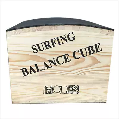Surfing balance cube handmade wooden custom product 18mm curvature