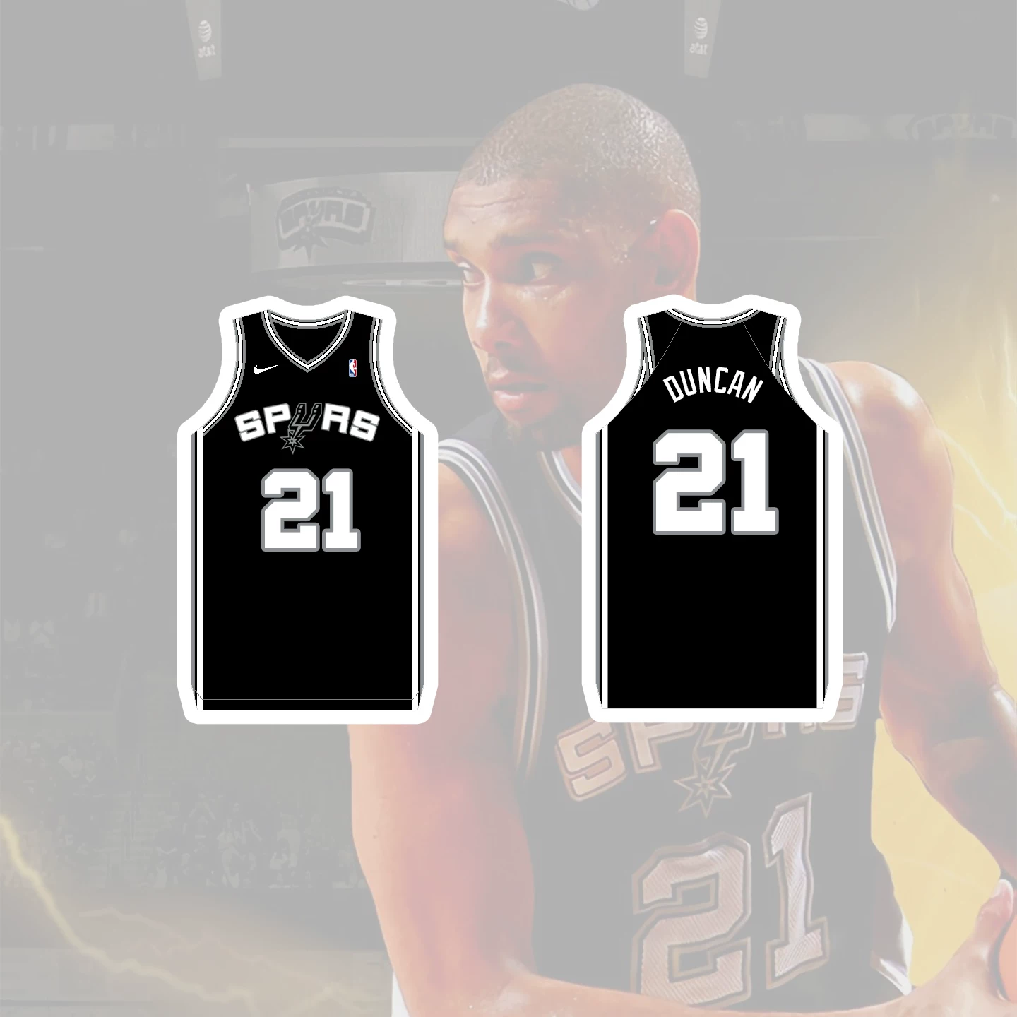 Пластиковая холодильная магнитная наклейка SPURS оригинальная Lippack Big3 Дункан Джиноболи Сан-Антонио Спёрс