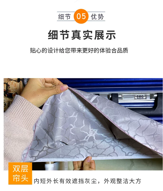 Tủ quần áo đơn giản Treo tủ quần áo Ống thép Đậm vải gia cường Tủ quần áo Rèm đôi Vải khung thép đầy đủ Nội thất phòng ngủ - Buồng