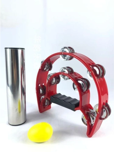 Металлические музыкальные инструменты из нержавеющей стали, профессиональный маракас, бубен