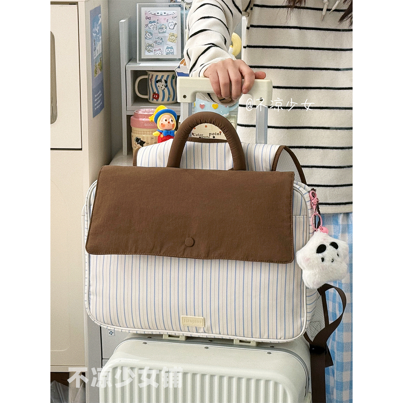 Plaid Handbag Backpack 14/15.6/ 16inch Inch Laptop Sleeve Protective Cover Computer Storage Bag School Bag