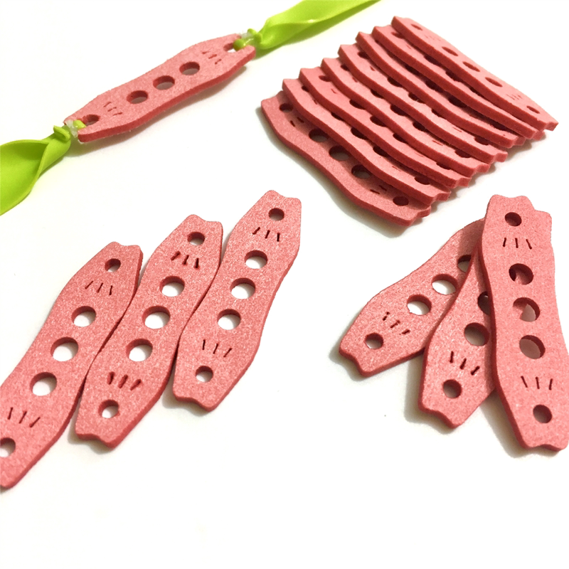 Positioning Leather Pocket Triple Hole Durable Imported Flat Leather Gluten Slingshot Muffled Wear Resistant Anti-Slip High Density Foreskin Play Pocket