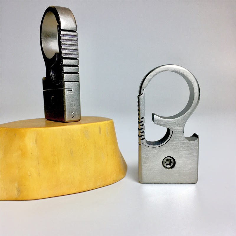 Frameless ring bow titanium alloy fast-pressing high-precision slingshot Presus rubber band 304 frameless ring slingshot