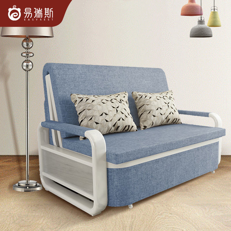 Foldable sofa bed Single Living room Small family Type Double beds Office Home Lazy Couch Lunch Bed-Taobao