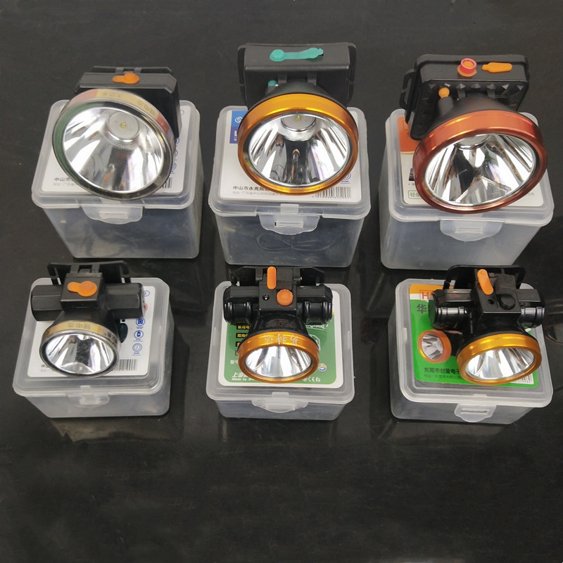 Promotion multifunction head-on rechargeable bright light dual lithium battery headlights long sequel outdoor lighting lamps new listings