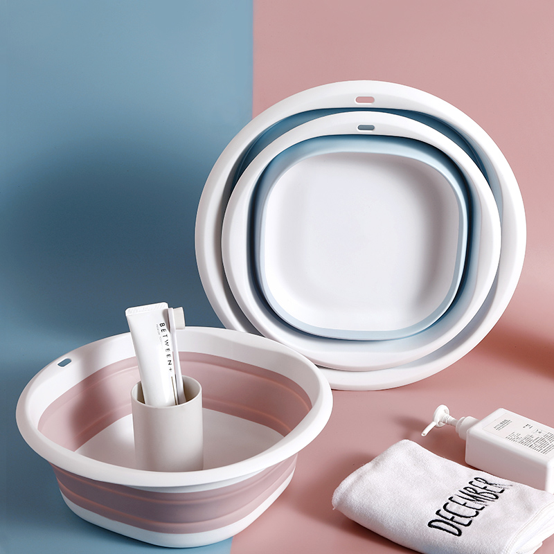 Folding washbasin portable baby shower tub lingerie underpants small basin for washing your feet wash your feet and wash your face