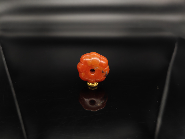 Antique Beads Tibetan Old South Red Agate Beads Old Gannan Red Melon Beads Persimmon Red Tibetan Area Old Beads