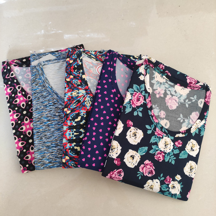 Middle-aged and elderly Modale lingerie female large size for autumn clothes with a thin section of fat and round collar fat mm gats to increase the blouses