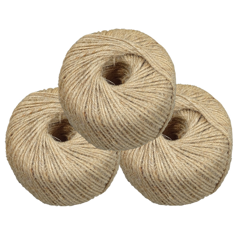 Natural jute rope decorated retro style lamp Cards Making hanging plate Diy process Binding Thickness Rope