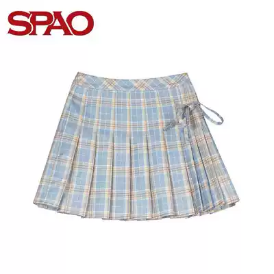 SPAO Net Red ladies plaid skirt women 2019 spring and summer new skirt high waist skirt SPWH922S11