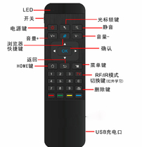 MP3 flying squirrel 2 4G computer set-top box Android double-sided Wireless Air flying squirrel I8MX 30000 can somatosensory remote control