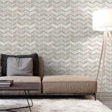 Натуральная камня мозаика рыбная кость борьба мраморная белая плитка для ванной