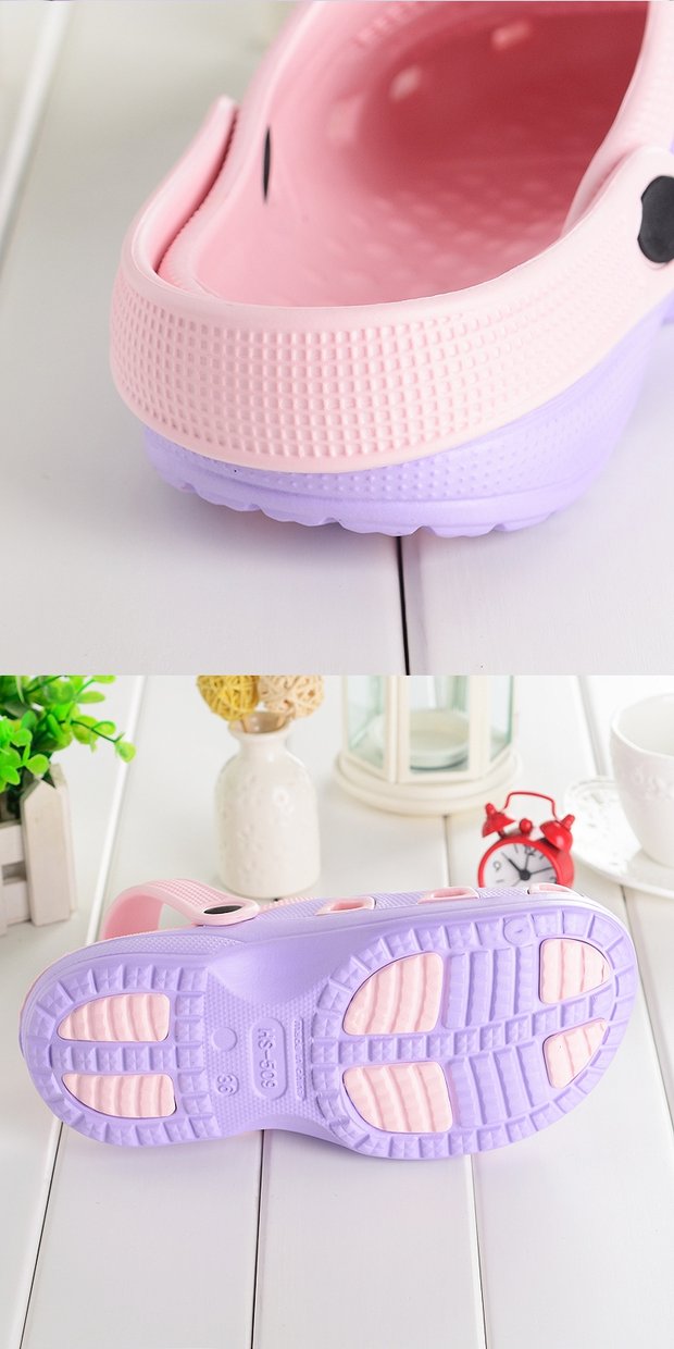 Giày đế xuồng nam mùa hè mới dép nam Baotou giày đế bệt bán dép nam