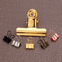High-grade metal hardware document clip iron clip ticket holder office clip binder folder bill folder