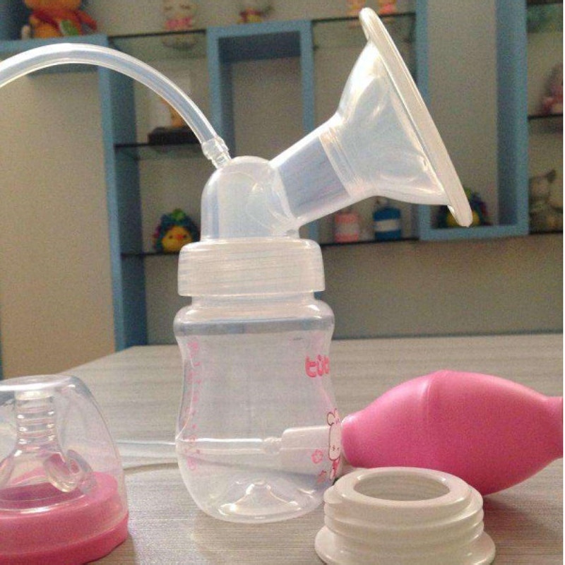 Erching Powerful Manual Breast Pump Pregnant Woman Postnatal Breast Milk Storage Supplies Single Side Universal Painless Milking