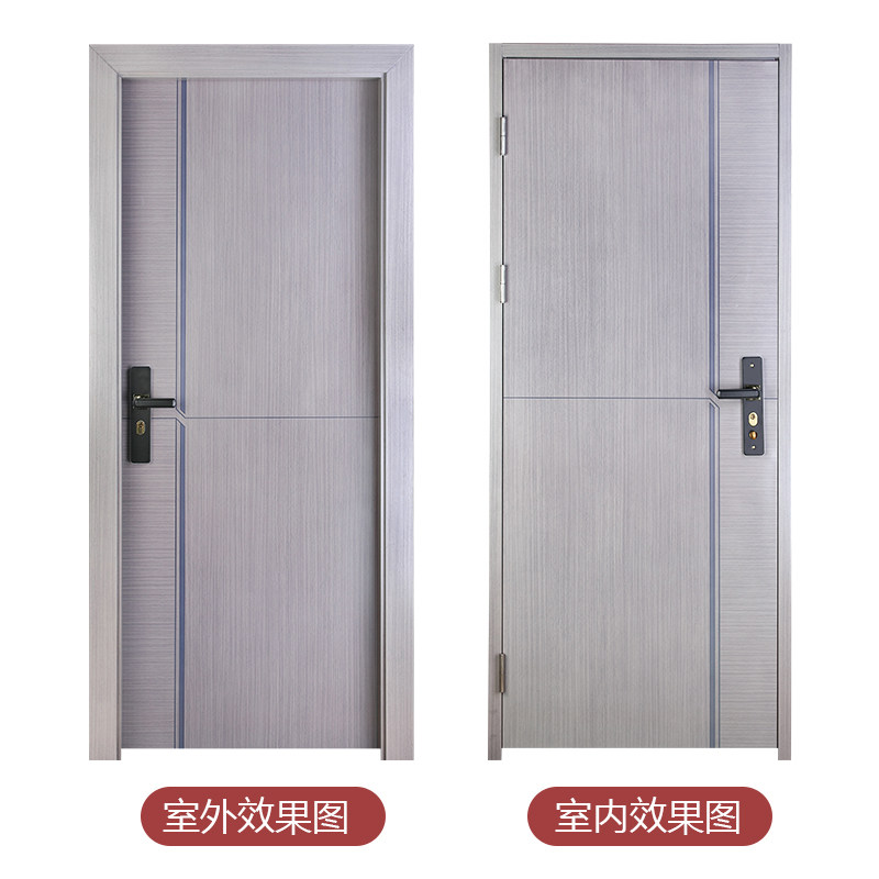 Bedroom Door Interior Door Aluminum Alloy Room Door Home Modern Simple Set Door Study Door Thickened Moisture-Proof