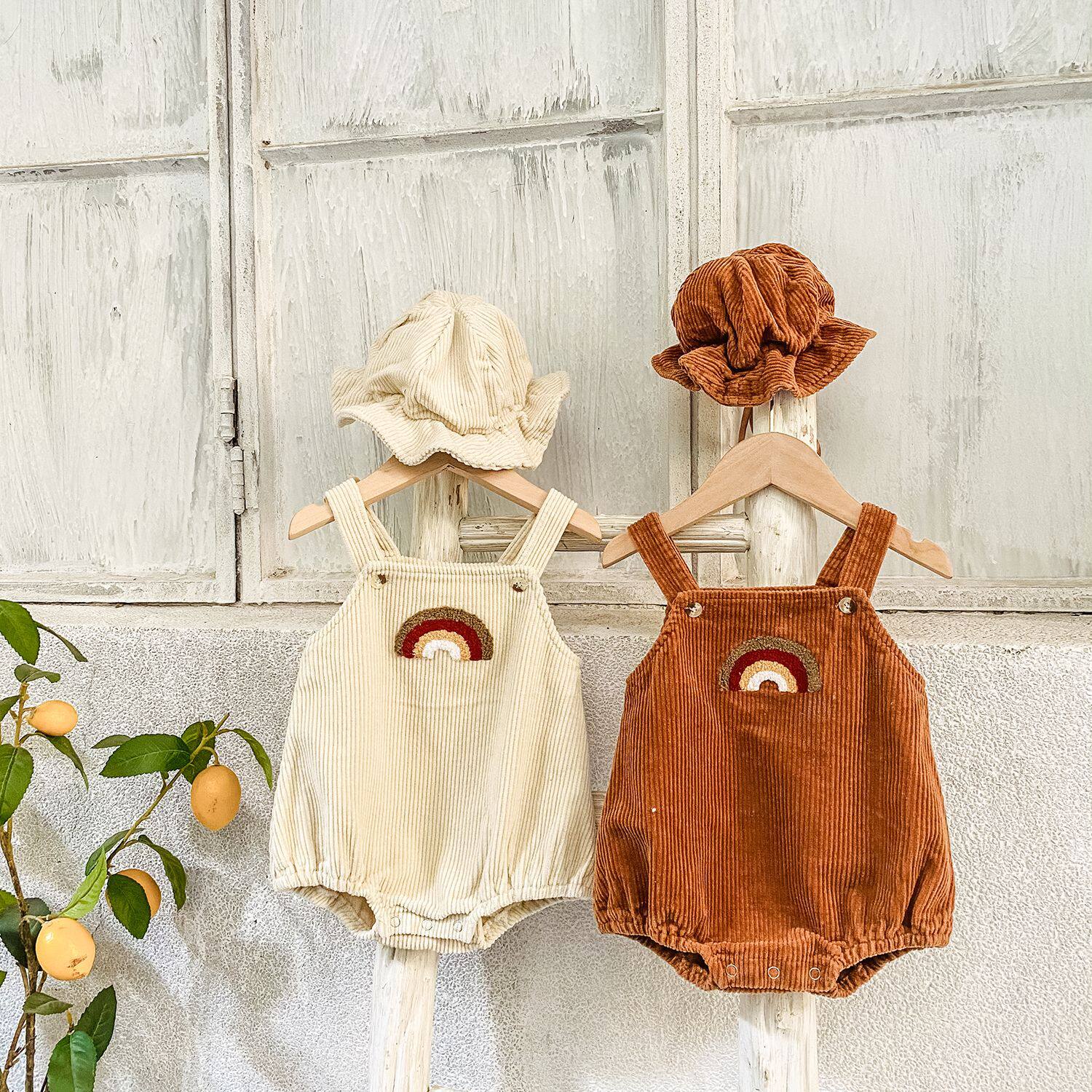South Korea's same spring and autumn centenese baby male and female baby light core suede cuddling pants khae baby rainbow sweaters bag fart