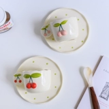 Трехмерный кофейный послеобеденный чай, чайная чашка, комплект, французский стиль, ручная роспись
