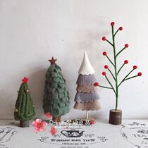 (Mengtian Liangpin) zakka pure handmade felt Christmas tree ornaments home decoration
