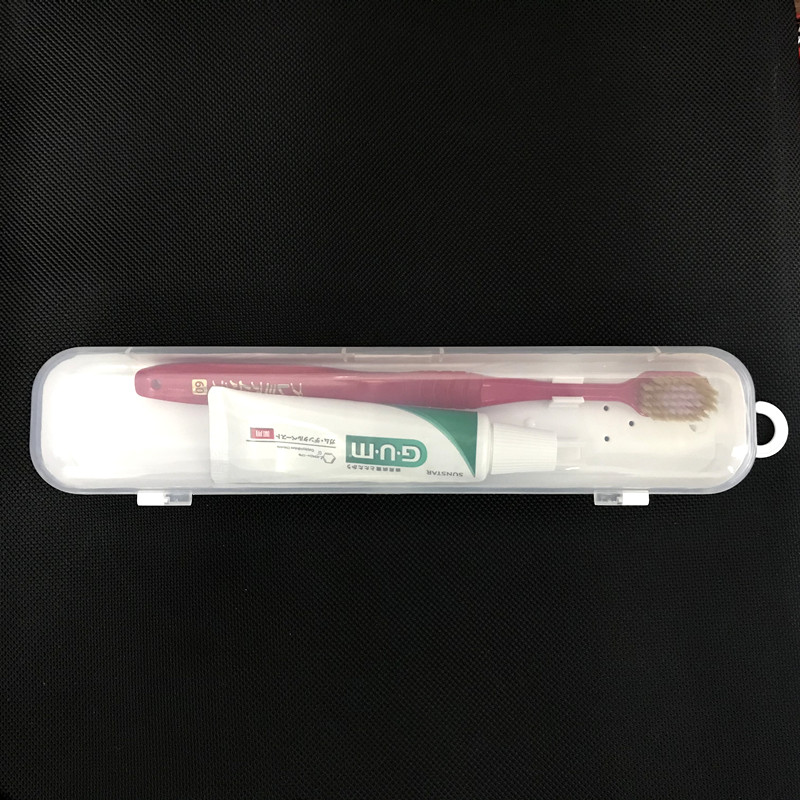 (Just a box)Portable orthodontic toothbrush box Travel business travel portable toothbrush box Toothbrush storage box