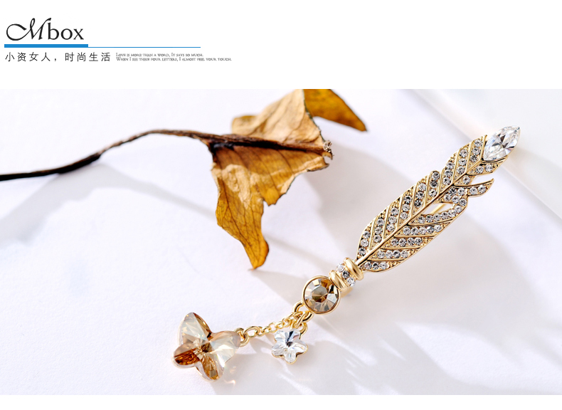 Broche femme MBOX en cristal autrichien - Ref 1187478 Image 14
