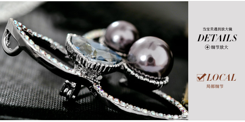 Broche femme MBOX en cristal autrichien - Ref 1177093 Image 18
